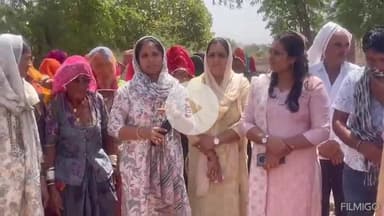 बीदासर: गांव मगरासर में पौधारोपण और गौ सेवा के साथ जिला प्रमुख ने की जनसुनवाई