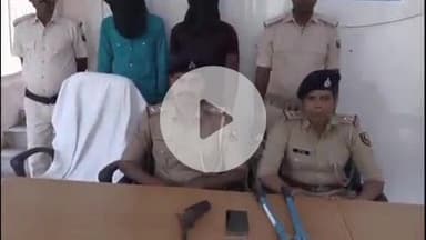 रहुई: गोबरिया मोड़ के पास पुलिस ने दो चोरों को हथियार के साथ गिरफ्तार किया