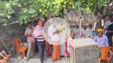 उदवंत नगर: पियानिया में धूमधाम से शंकर भगवान की मूर्ति की प्राण प्रतिष्ठा वैदिक मंत्र उच्चारण के साथ कराई गई