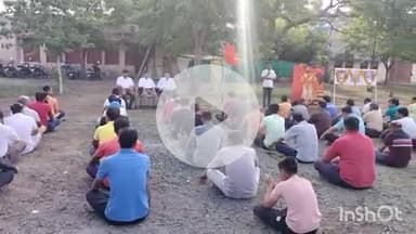 शाजापुर: आईटीआई मैदान में राष्ट्रीय स्वयंसेवक संघ ने हिंदू साम्राज्य दिवस मनाया, छत्रपति शिवाजी के शौर्य को किया याद