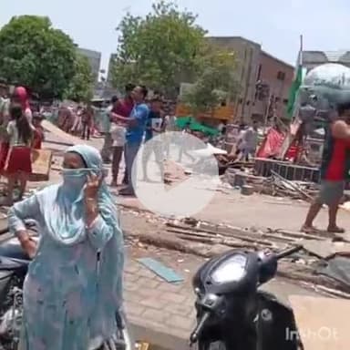 અમદાવાદ શહેર: બાપુનગરમાં મનપા દ્વારા ફરી ડિમોલિશનની કામગીરી શરુ કરાઈ