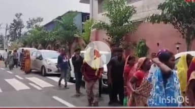 तोपचांची: प्रवासी मजदूर की मौत के मामले में लक्ष्मणपुर गांव के कई ग्रामीण डीसी कार्यालय पहुंचे