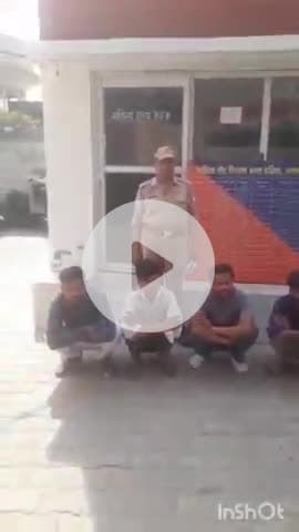 फिरोज़ाबाद: थाना दक्षिण पुलिस ने शांति भंग के मामले में चार युवकों को किया गिरफ्तार