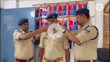 चंडी: चंडी थाना में कार्यरत दो पीटीसी जवानों को एएसआई के पद पर मिली विभागीय पदोन्नति