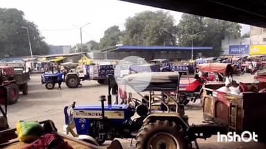 धार: धार कृषि उपज मंडी में बुधवार को सोयाबीन और गेहूं की बंपर आवक रही