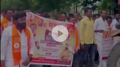 घनसावंगी: क्या हुआ तेरा वादा (शिवसेना )उद्धव बाळासाहेब ठाकरे गटाचे घनसावंगी तहसील कार्यालयावर मोर्चा