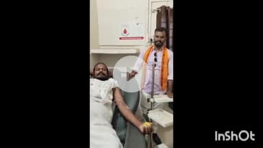 कौआकोल: कौवाकोल के समाजसेवी योगी त्याग ने महिला की जान बचाई, एक सूचना पर किया रक्तदान