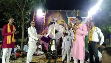 सारंगपुर: छायन गांव में संगीतमय सुंदरकांड सम्मेलन का आयोजन, 21 गांवों की मंडलियों ने भाग लिया