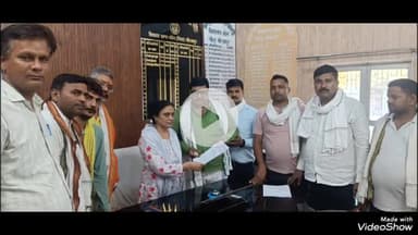 मिर्ज़ापुर: कोन ब्लॉक के ग्राम प्रधानों ने राष्ट्रीय पंचायती राज संगठन के जिलाध्यक्ष के नेतृत्व में वीडियो को सौंपा पत्र