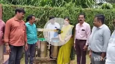 ಶಿರಸಿ: ನಗರಸಭೆಯಿಂದ ಉದ್ಯಾನವನದಲ್ಲಿ ಕಸದ ತೊಟ್ಟಿ ಆಳವಡಿಕೆ : ದೇವಿ ಕೆರೆಯಲ್ಲಿ ಸಾಂಕೇತಿಕ ಉದ್ಘಾಟನೆ