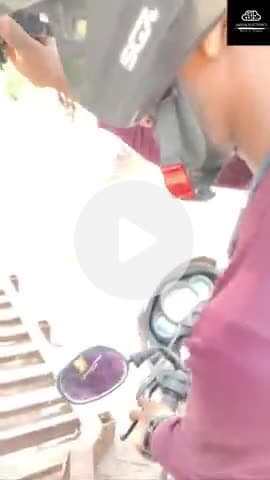 किसान अपनी खेत की मोटर मोबाइल से चलाइए #farming #kishan #mobikemotorstarter