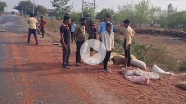 दमोह: बटियागढ़: नीमन तिराहा के पास ट्रक ने पिकअप को मारी टक्कर, 4 घायल, 2 गंभीर