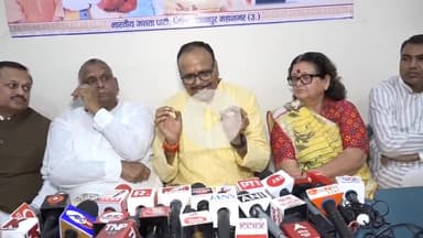 कानपुर: उत्तर प्रदेश के उपमुख्यमंत्री बृजेश पाठक ने कानपुर पहुंचकर की प्रेस वार्ता, सपा पर लगाए कई आरोप