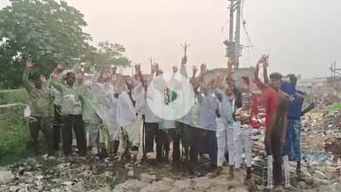 बदायूं: खेरी गांव के ग्रामीणों ने टूटी सड़क और जलभराव की समस्या से दुखी होकर किया प्रदर्शन #jansamasya