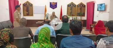 बेगूसराय: कार्यालय कक्ष में एसपी ने लगाया जनता दरबार, 45 फरियादियों की सुनी फरियाद