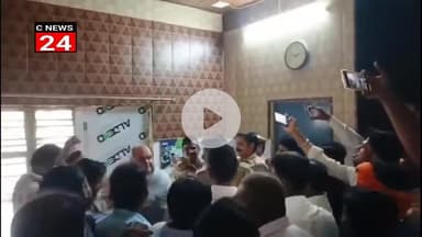 जिला अमरोहा मंडी धनोरा में अस्पताल में हंगामा