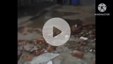 हुज़ूर: भोपाल: रानी कमलापति स्टेशन के दो छज्जे गिरे, आंधी-बारिश से पुरानी बिल्डिंग को नुकसान