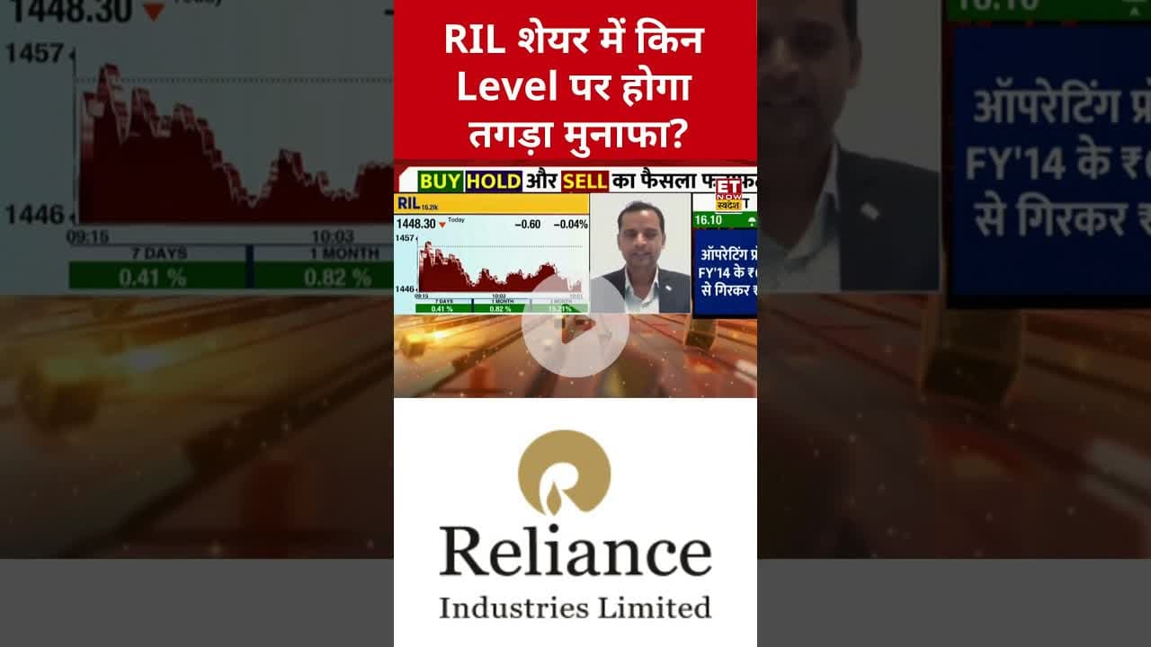 RIL के शेयर में कब बन रहा कमाई का मौका? #reliance #shorts #etnowswadesh #stockmarket #sharemarket