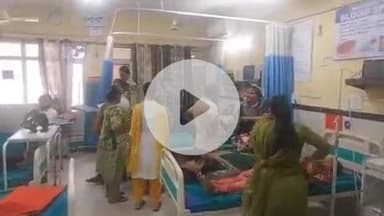 ऊना: बसाल में बिजली का खंभा गिरने से पलटा ऑटो, हादसे में घायल 8 महिला श्रद्धालुओं का ऊना अस्पताल में किया गया उपचार