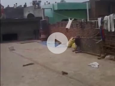 हसनपुर: सैदनगली थाना क्षेत्र के गांव सकतपुर में मारपीट व पथराव की घटना का लाइव वीडियो हुआ वायरल