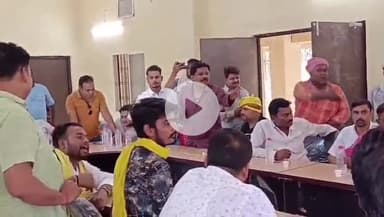 कटनी नगर: कटनी में बाहरी व्यापारियों को मंडी लाइसेंस देने से आक्रोशित व्यापारियों के साथ SDM ने की बैठक