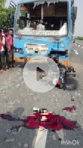 उच्चैन: सेवर थाना क्षेत्र के बांसी के पास सड़क हादसे में एक युवक की हुई मौत