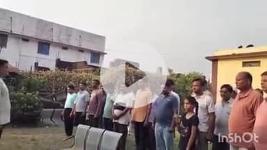 श्योपुर: योगशाला और बायपास पार्क में श्रद्धांजलि सभा आयोजित, विमान दुर्घटना में मृतकों की शांति के लिए मौन धारण किया गया