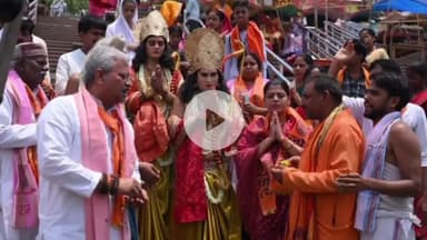 बक्सर: रघुभूमि से तपोभूमि तक” यात्रा पहुंची बक्सर, जगह जगह हुआ स्वागत