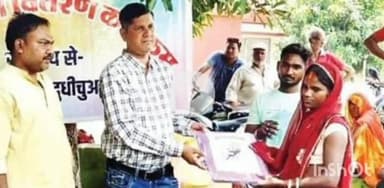 चितरंगी: एनसीएल दुधिचुआ परियोजना द्वारा चितरंगी क्षेत्र में 850 लोगों को मच्छरदानी बांटी गई