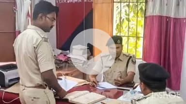 नवादा: कादिरगंज थाना के अंचल निरीक्षक ने नगर का किया निरीक्षण