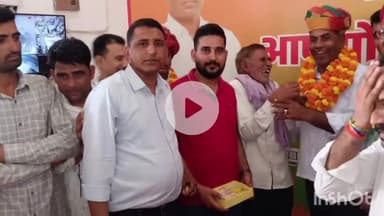 दांतारामगढ़: सड़क स्वीकृत करवाने पर रामनगर के ग्रामीणों ने भाजपा नेता का किया सम्मान