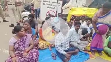 మహబూబ్ నగర్ అర్బన్: పట్టణంలో ఆర్టీసీ షాపింగ్ కాంప్లెక్స్ ముందు ఉద్రిక్తత