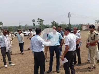 इछावर: जिले के झोलिया पुर में राज्यपाल के प्रस्तावित कार्यक्रम की तैयारियों को लेकर कलेक्टर एसपी ने किया निरीक्षण