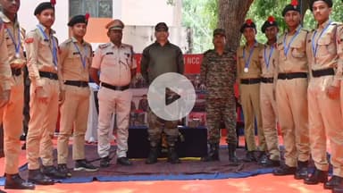 कोडरमा: एनसीसी के वार्षिक प्रशिक्षण शिविर में कैडेट्स को फायरिंग, टेंट लगाना और बैटल क्राफ्ट का प्रशिक्षण दिया गया