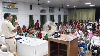 कौआकोल: कौवाकोल आश्रम में पुलिस प्रशासन ने आम लोगों के साथ बैठक का आयोजन किया, दिए गए कई दिशा निर्देश