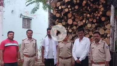चांद: वन विभाग की टीम ने गौहर गांव के पास 10 क्विंटल लकड़ी से भरा ट्रक ज़ब्त किया