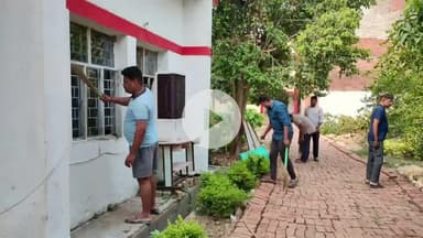 मंझनपुर: जनपद के सभी थानों और चौकियों में तैनात पुलिस अधिकारियों व कर्मचारियों ने किया श्रमदान