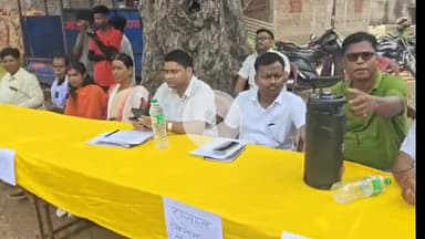 किस्को: धरती आबा जनजातीय उत्कर्ष अभियान के तहत किस्को में अवेयरनेस एंड बेनिफिट सैचुरेशन कैंप का किया गया आयोजन