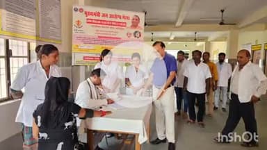 बलरामपुर: जिले में मुख्यमंत्री आरोग्य स्वास्थ्य मेले में 2357 मरीजों का हुआ उपचार, सीएमओ ने महदेइया में मेले का किया निरीक्षण