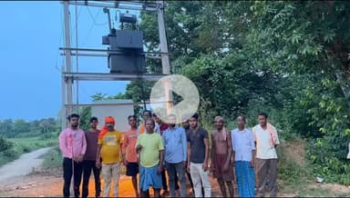 कलियासोल: छोटा अंबोना गांव में सांसद की पहल से बिजली समस्या का समाधान, नया ट्रांसफार्मर लगाया गया