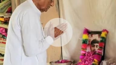 गुड़ामालानी: पूर्व केबिनेट मंत्री हेमाराम चौधरी ने बोर चारणान गांव का दौरा कर शोक सभा में की शिरकत