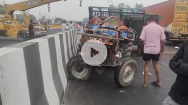 धनौरा: गजरौला जूबिलेंट फैक्ट्री के पास तेज रफ्तार कैंटर ने बाइक सवार 2 युवकों को कुचला, मौके पर हुई दर्दनाक मौत