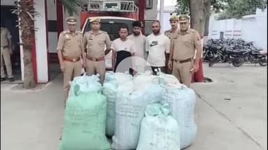 हसनपुर: हैबतपुर बंजारा रोड पर हसनपुर पुलिस ने चेकिंग के दौरान 2 क्विंटल अफीम डोडा के साथ 3 लोगों को किया गिरफ्तार