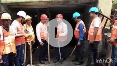 बेरमो: सीसीएल ढोरी क्षेत्र के 4 व 5 इंकलाइन ढोरी खास अंडर ग्राउंड माइंस का सेफ्टी बोर्ड के सदस्यों ने किया निरीक्षण