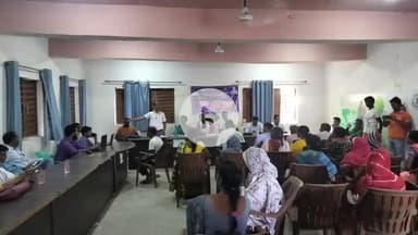 चान्हो: चान्हों में धरती आबा जनजातीय ग्राम उत्कर्ष अभियान का आयोजन