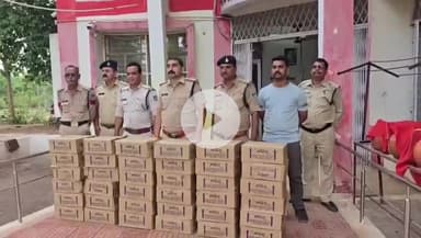 स्लीमनाबाद: स्लीमनाबाद थाना पुलिस ने कार से भारी मात्रा में अवैध शराब की जब्त