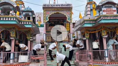 बूंदी: विरासत स्थलों पर योगाभ्यास, काउंटडाउन शिविर में शहरवासी उमड़ रहे हैं