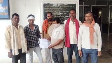 कटनी नगर: कटनी: सरसवाही गाँव में टूटे विद्युत पोल से परेशान किसान पहुंचे कलेक्ट्रेट, दो माह से समस्या बरकरार