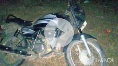 बिक्रम: पतुत बाजार के पास अनियंत्रित बाइक दुर्घटनाग्रस्त, बाइक सवार घायल