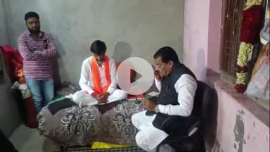 अंबड: जालण्याचे अंतरवाली सराटी येथे मंत्री शिरसाट यांनी घेतली मनोज जरांगे यांची भेट